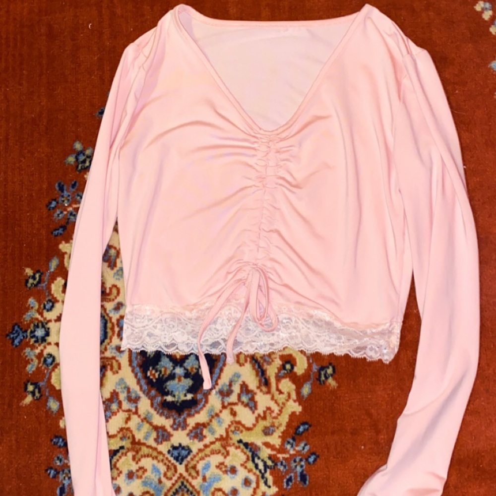 Pink Crop Top